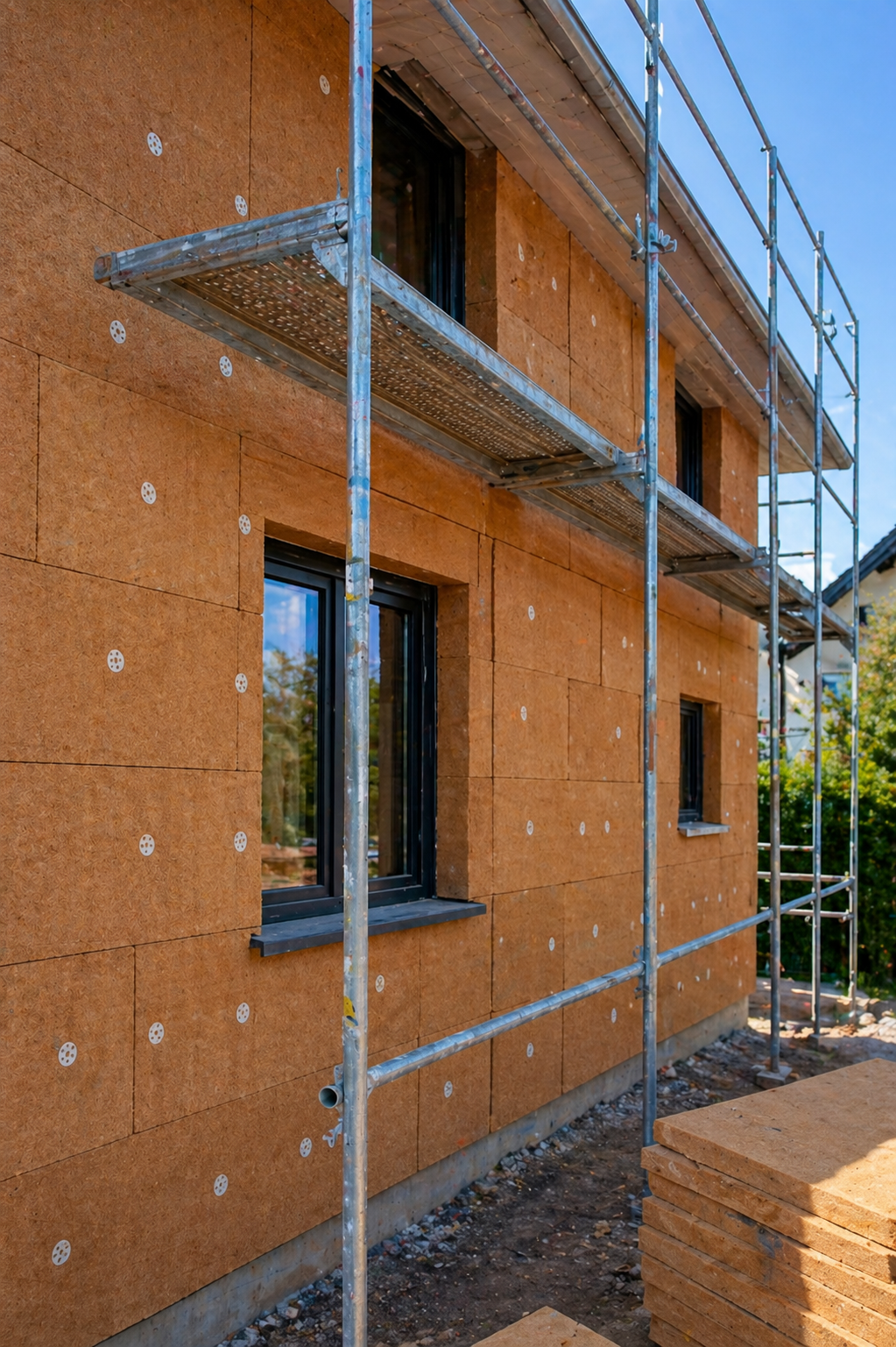Entreprise Isolation des murs ext&eacute;rieurs en fibres de bois