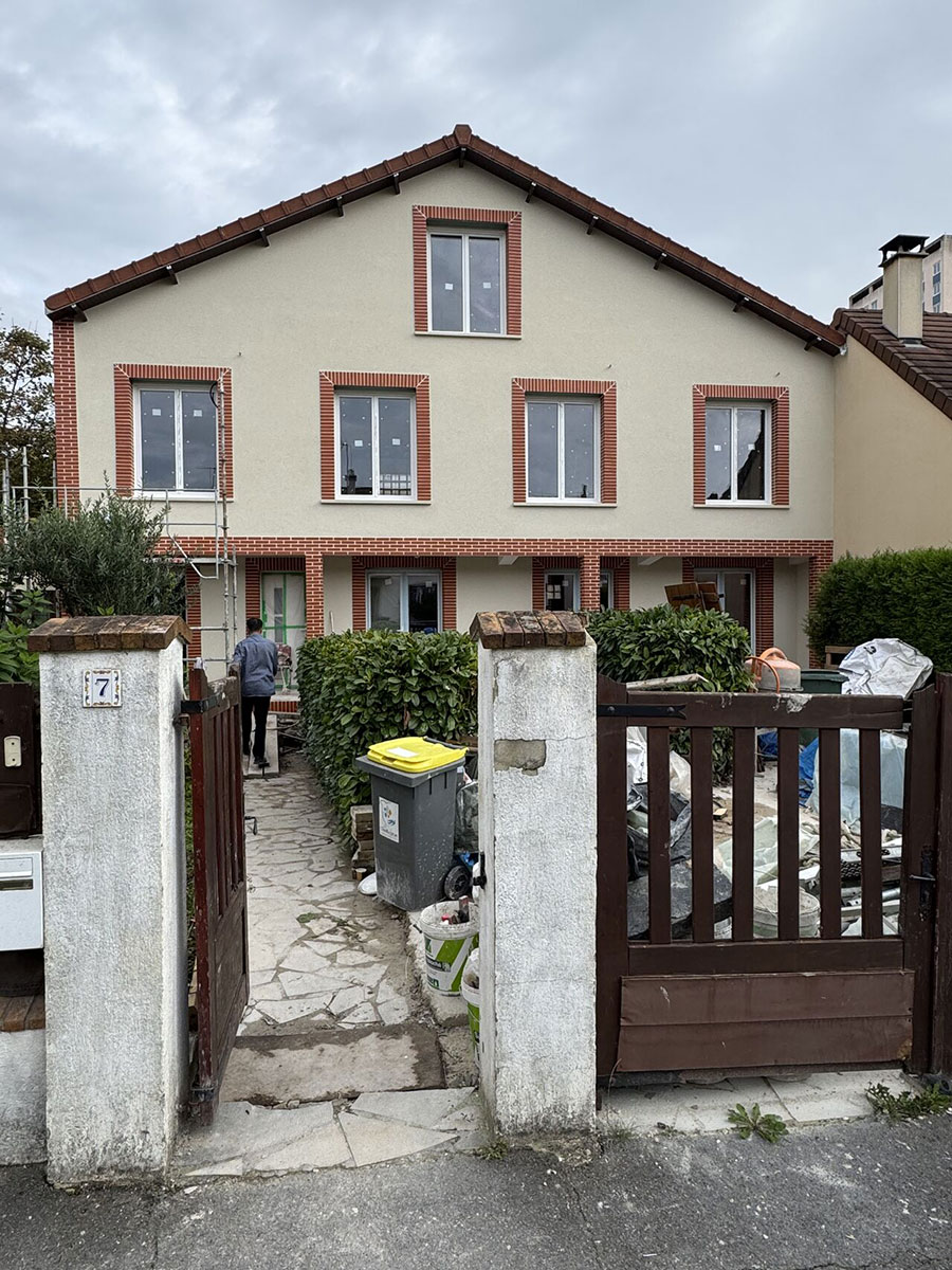 Ravalement de fa&ccedil;ade maison neuve en Ile-de-France image 4