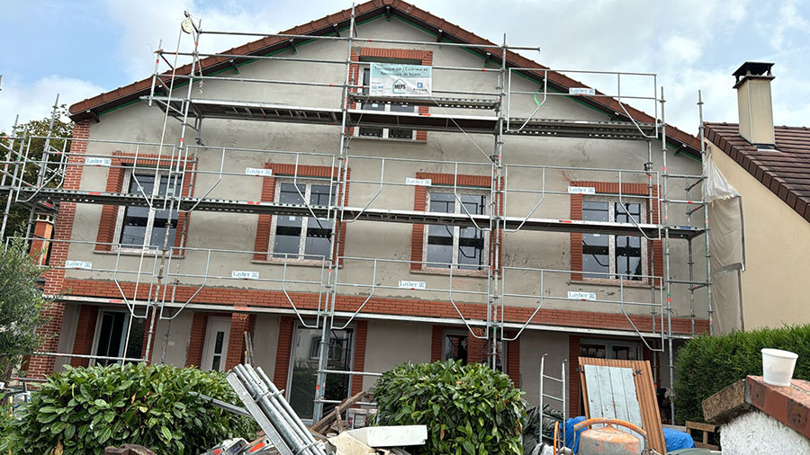 Ravalement de fa&ccedil;ade maison neuve en Ile-de-France image 8