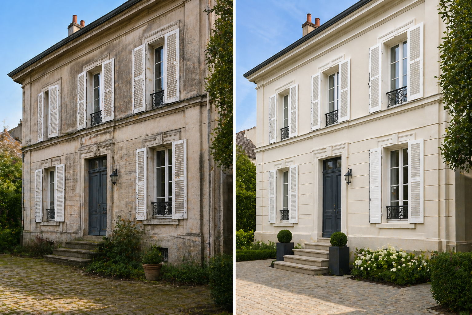 Ravalement de fa&ccedil;ade &agrave; Versailles image 2